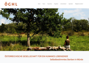 Screenshot der Webseite der ÖGHL