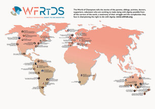 Landkarte der World Federation Right to Die Societies